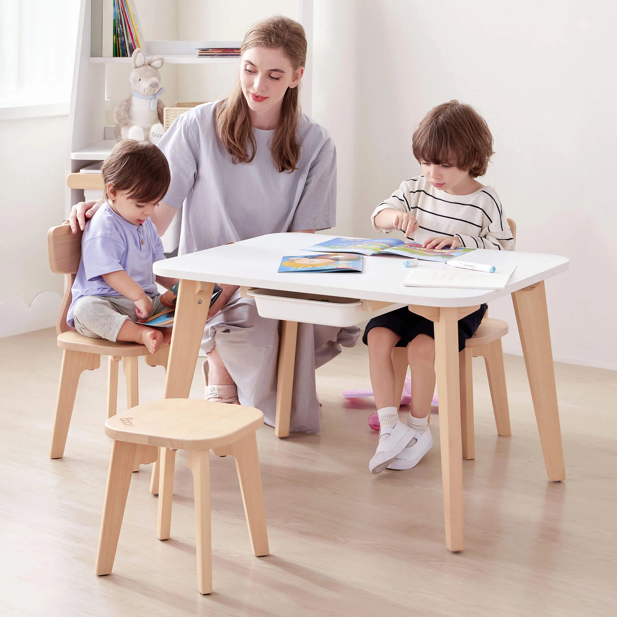 Boori Tidy Drewniane Krzesełko