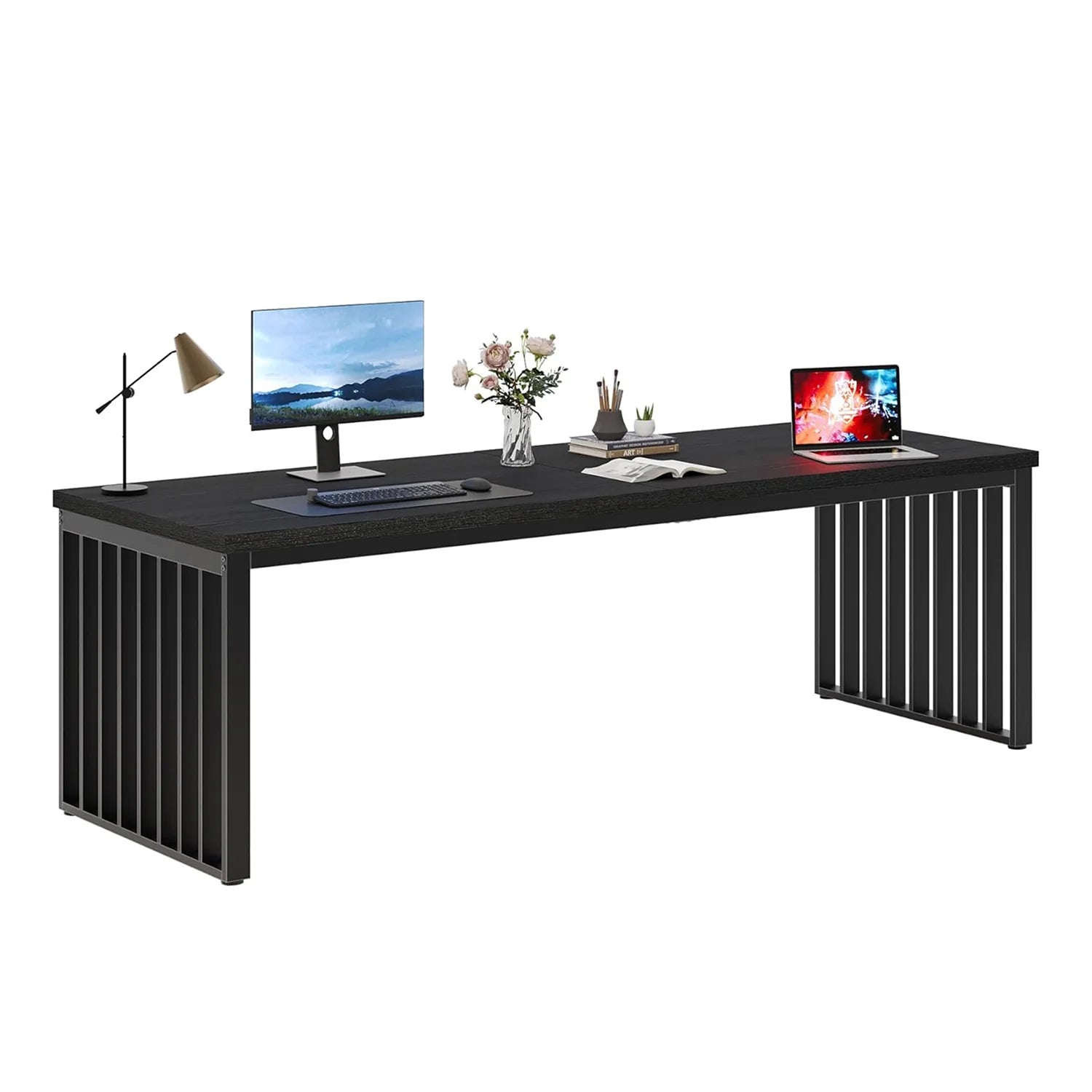 Birou pentru două persoane 180 cm - masă dublă pentru computer