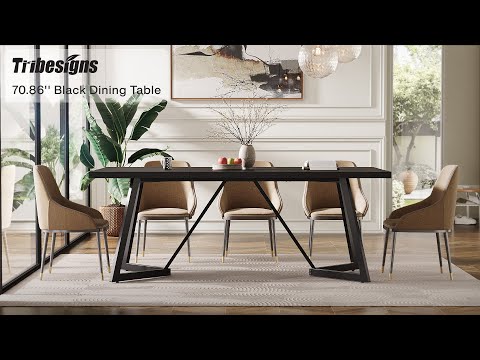 Masă modernă de sufragerie dreptunghiulară 180 cm pentru 6-8 persoane