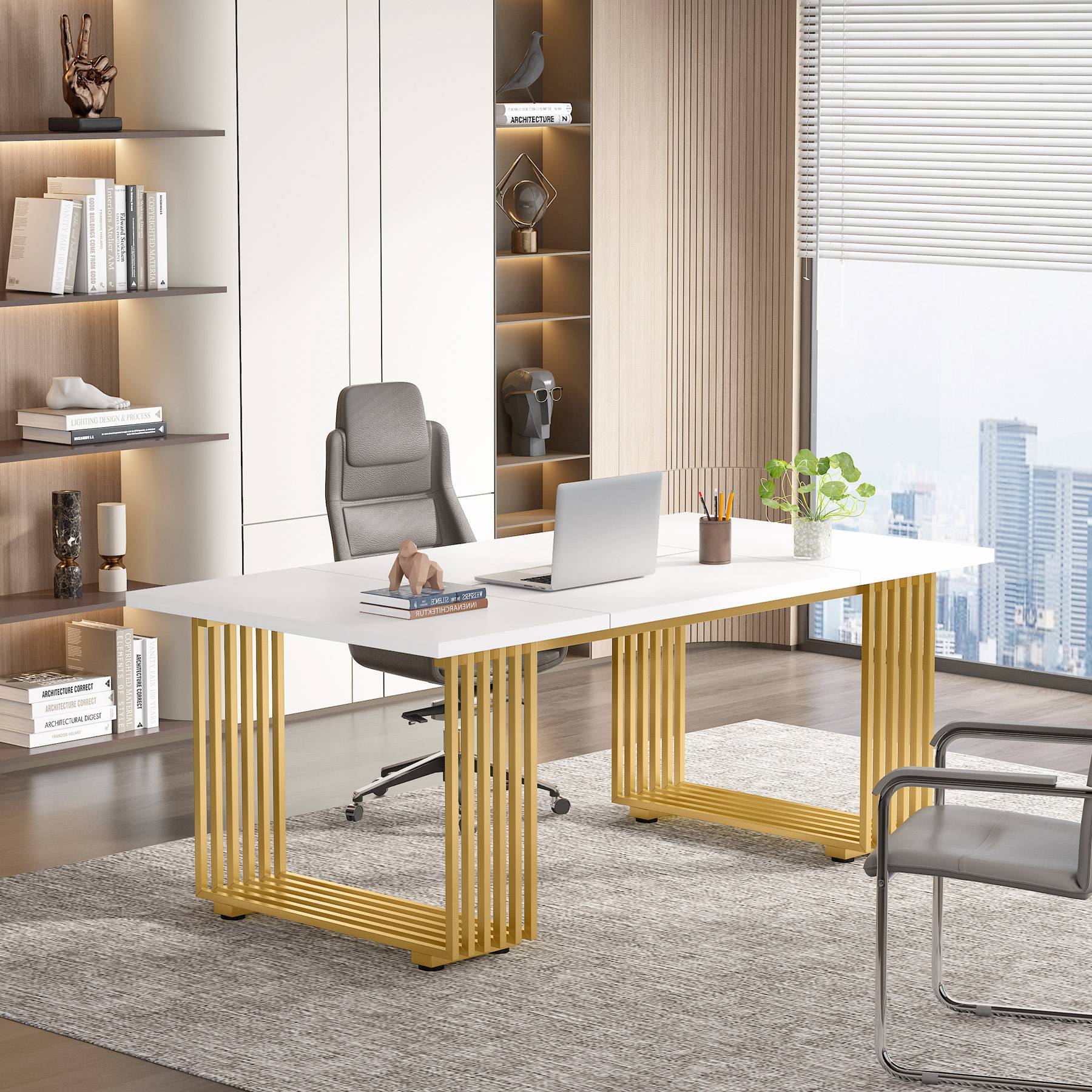 Birou elegant în stil modern, 180 cm