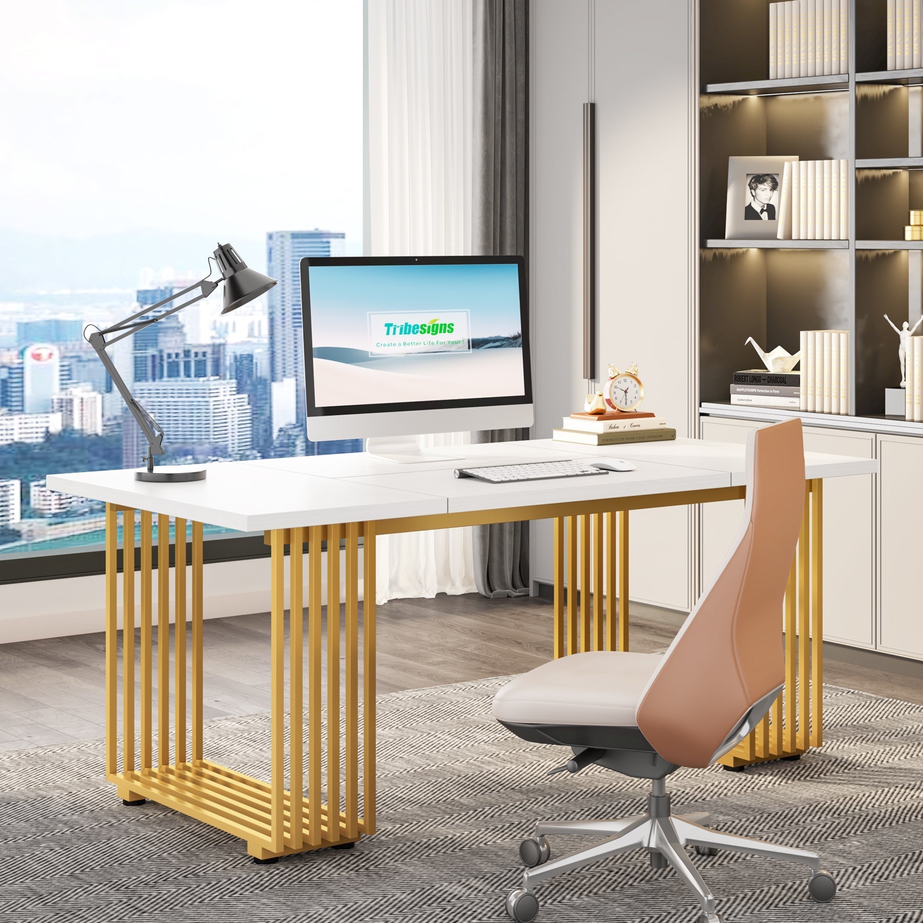 Birou elegant în stil modern, 180 cm
