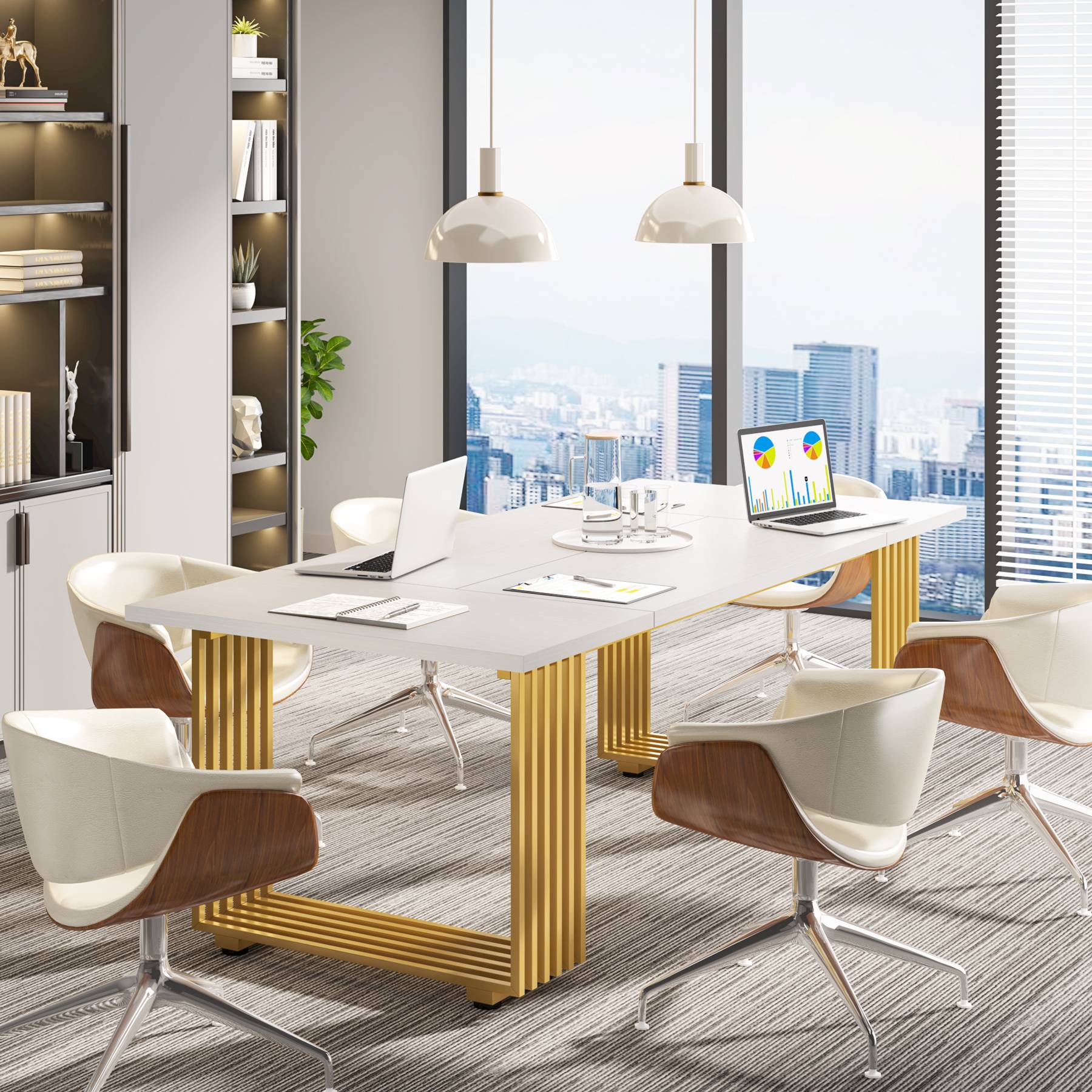 Birou elegant în stil modern, 180 cm