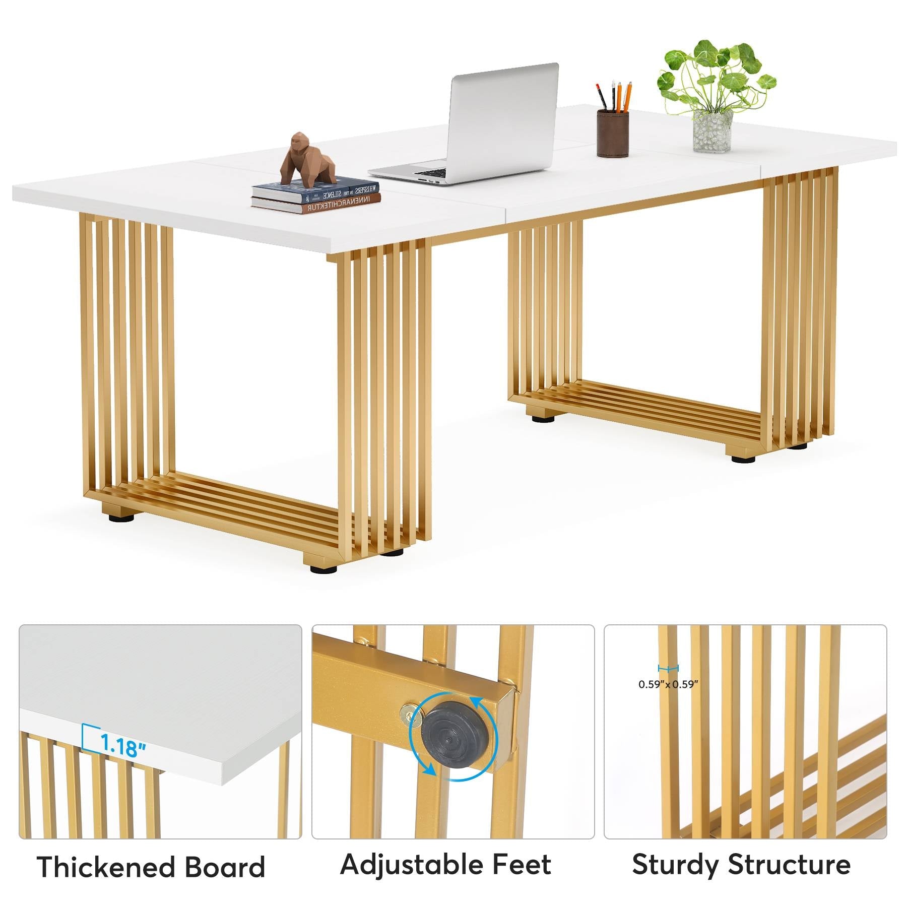 Birou elegant în stil modern, 180 cm