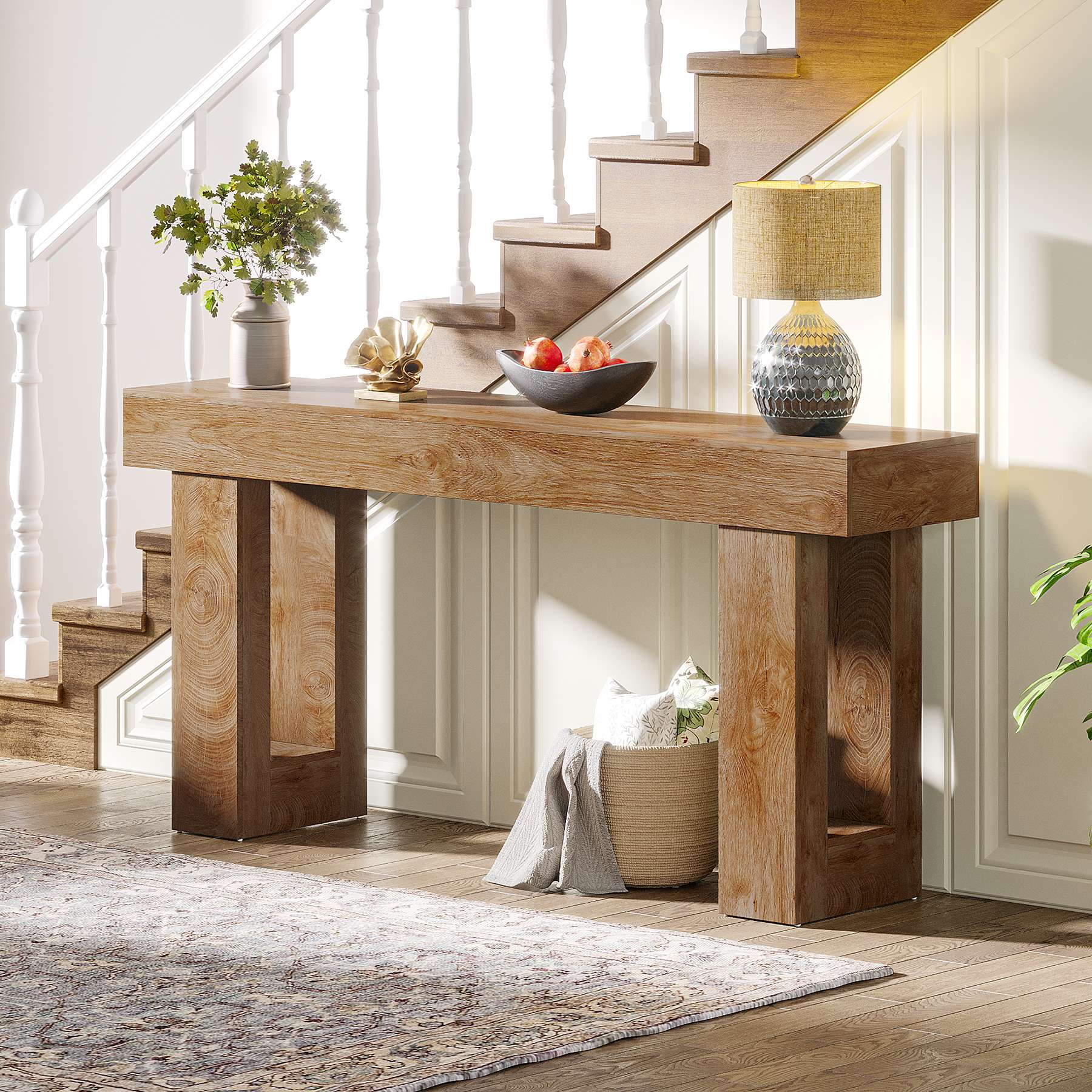 Masă consolă 160 cm stil rustic