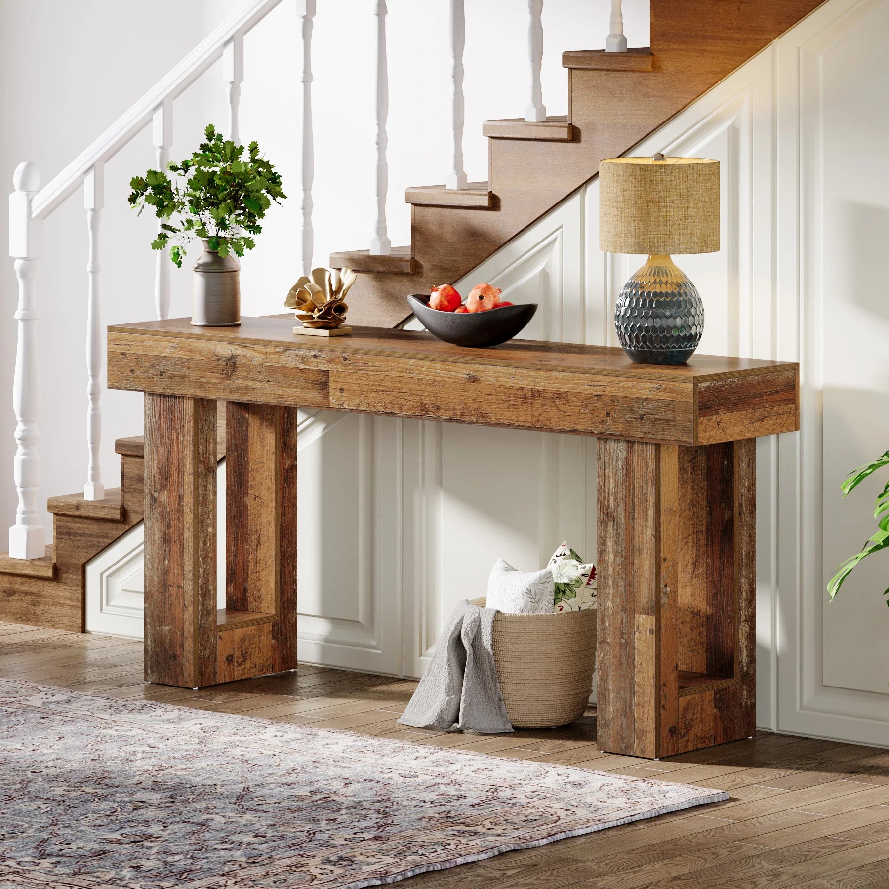 Masă consolă 160 cm stil rustic