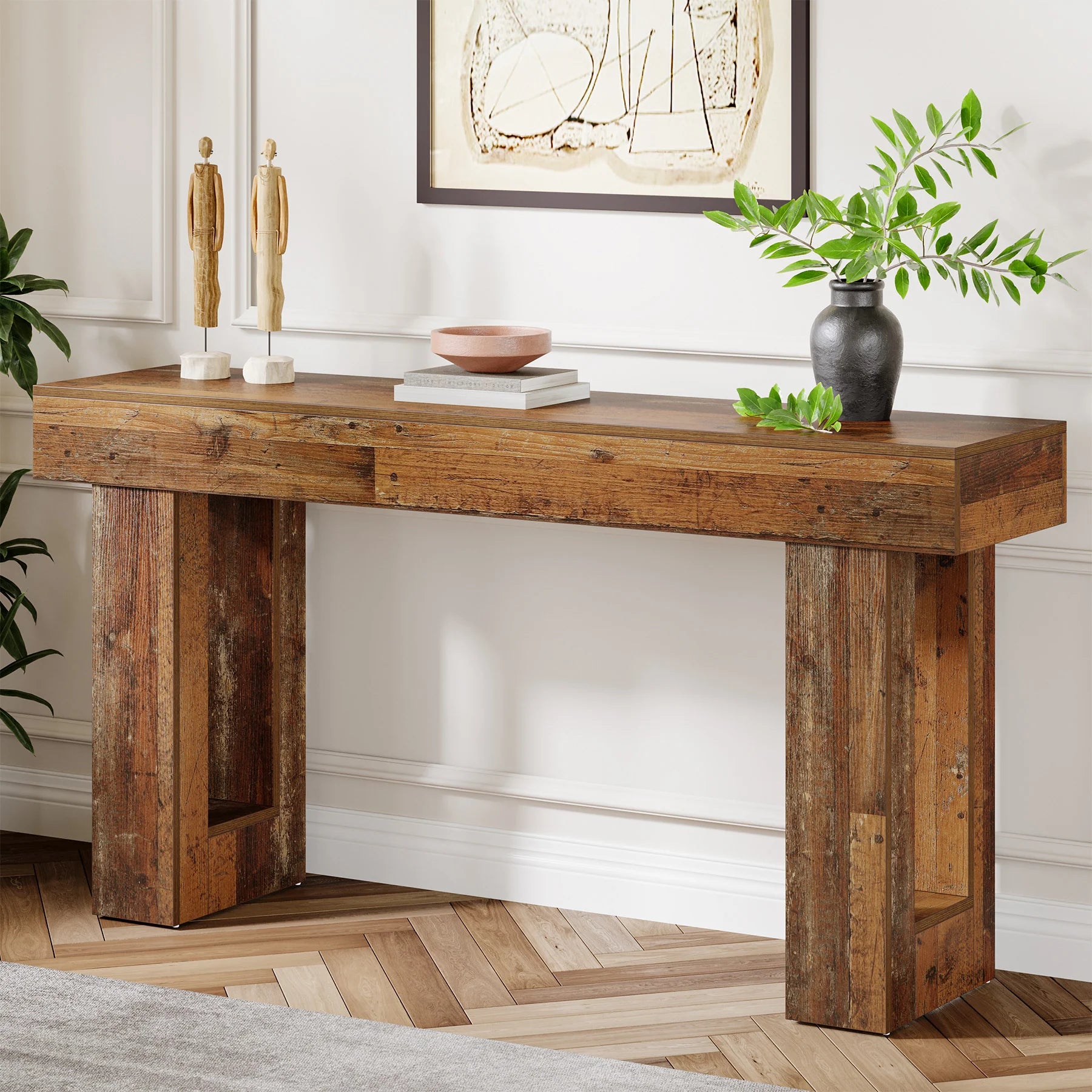 Masă consolă 160 cm stil rustic