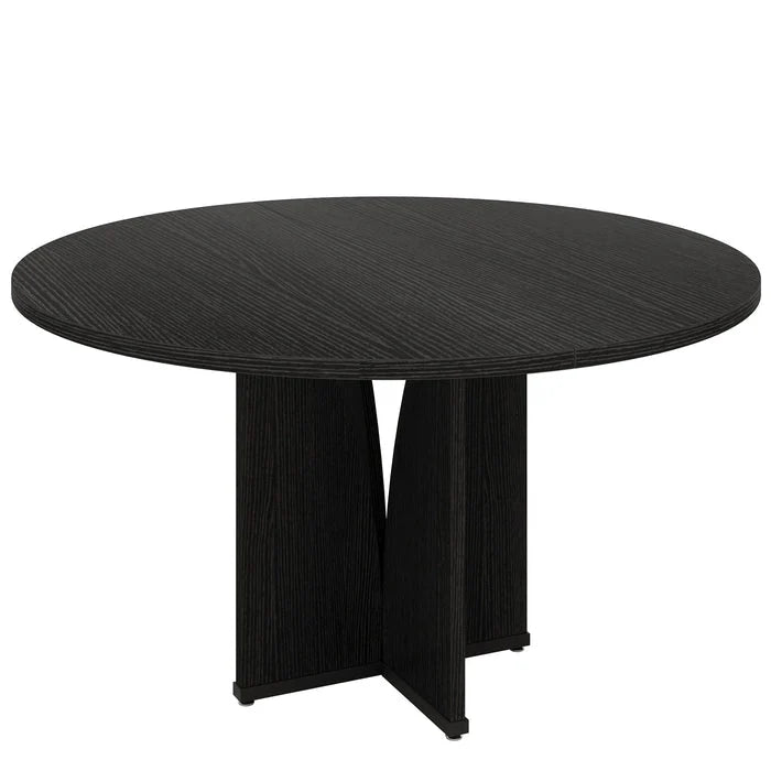 Masă rotundă de dining de 100 cm în stil rustic