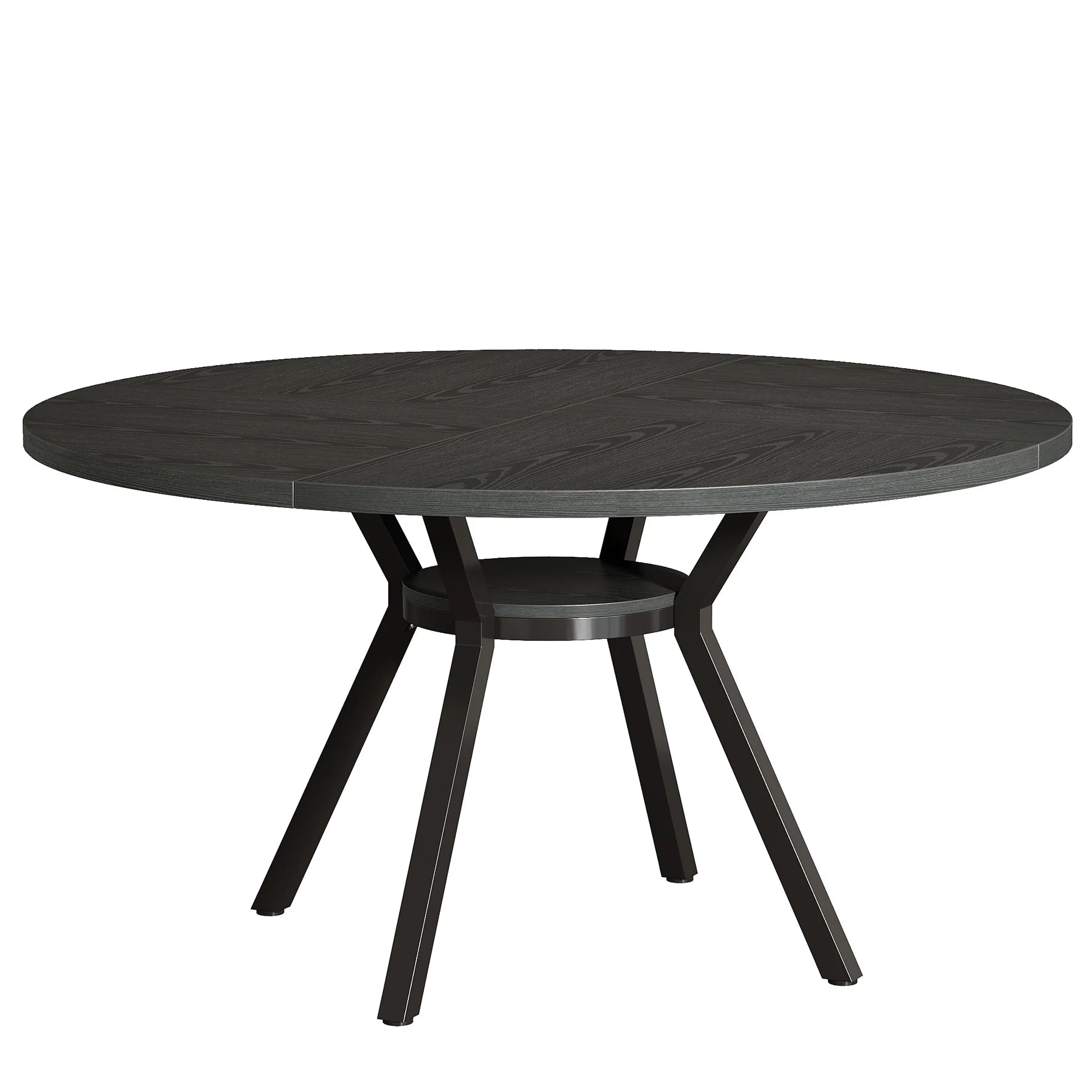 Masă rotundă de dining de 120 cm pentru 4-6 persoane