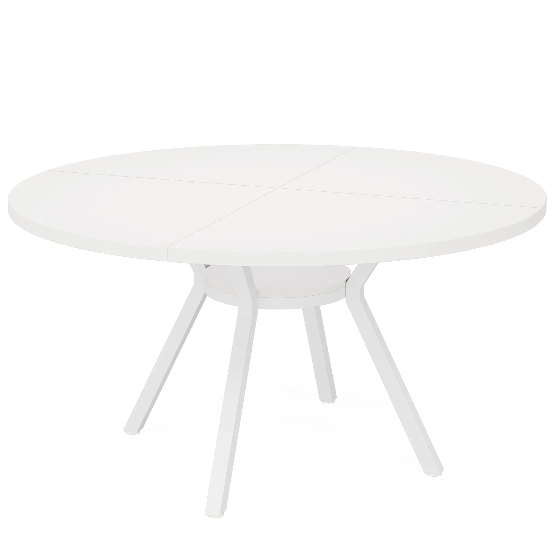 Masă rotundă de dining de 120 cm pentru 4-6 persoane
